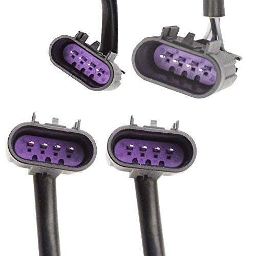 higherbro 4PCS Oxygen O2 Sensor 1 & 2 for 2007 2008 2009 Hyundai Santa Fe 3.3L Upstream + Downstream - Image 3