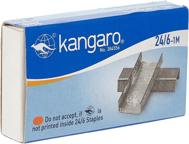 Kangaro 24/6 Staples - Pack Of 1000 Pcs. - Image 1