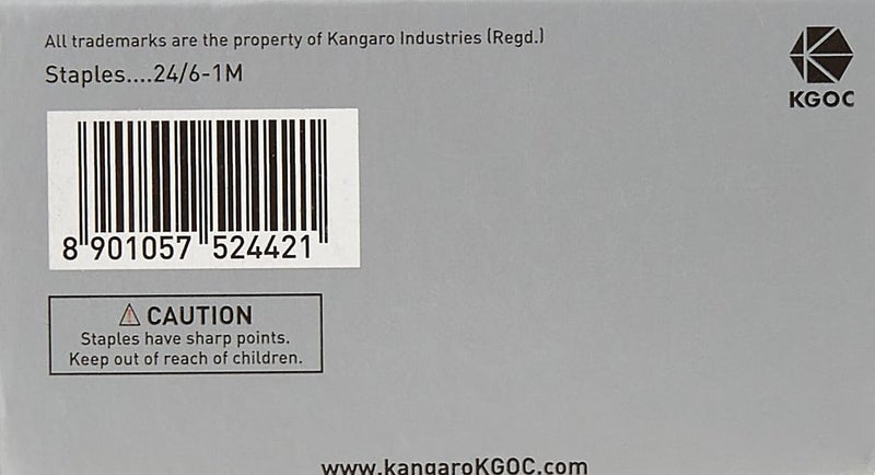 Kangaro 24/6 Staples - Pack Of 1000 Pcs. - Image 3