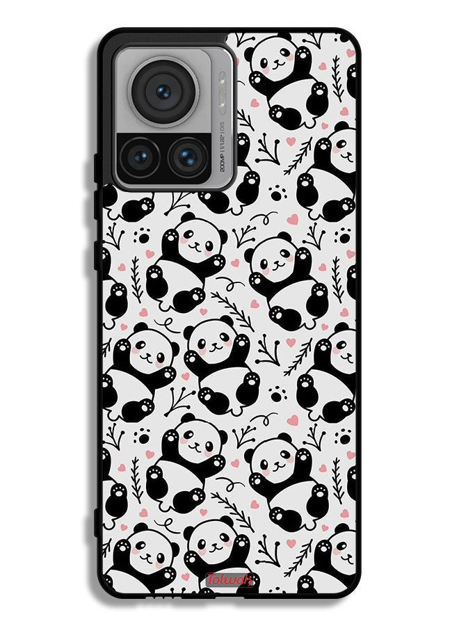 Tolwak Motorola Moto X30 Pro Protective Case Cover Pattern Of Panda - Image 1