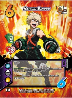 Asmodee My Hero Academia Collectible Card Game Izuku Midoriya Vs. Katsuki Two Player Rival Decks | Trading Card Game For Adults And Teens | Ages 14+ | 2 Players | Avg. Playtime 45+ Mins | Made By Jasco Games  - Image 4