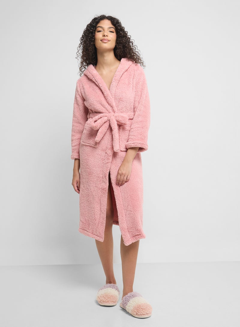 Ginger Plush Terry Bath Robe  - Image 1