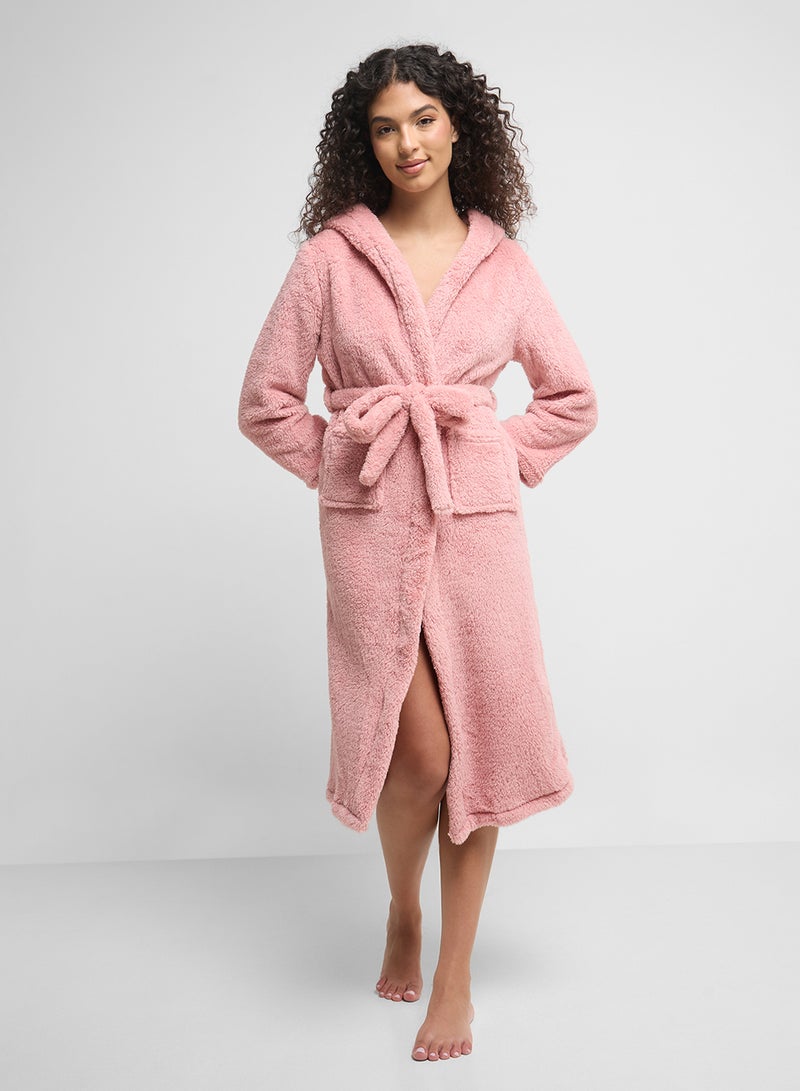 Ginger Plush Terry Bath Robe  - Image 4