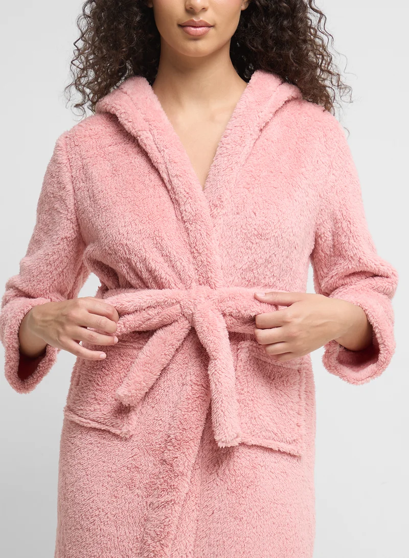 Ginger Plush Terry Bath Robe