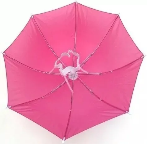 ELEVEN MARKETS Eleven Market Head Umbrella Colorful Beach Summer Pink Head Umbrella