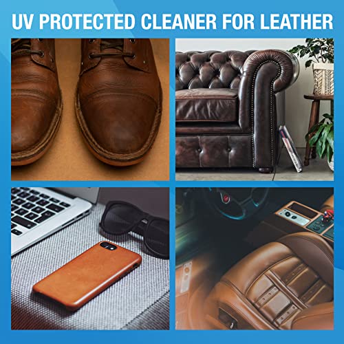 MiracleWipes for Leather Cleaning & Conditioning, Vehicle, Furniture, Shoes, Jacket, Interior, Upholstery, Cleans, Protects, and Moisturizes Leather, Prevent Fading and Cracking - 60 Count - Image 2