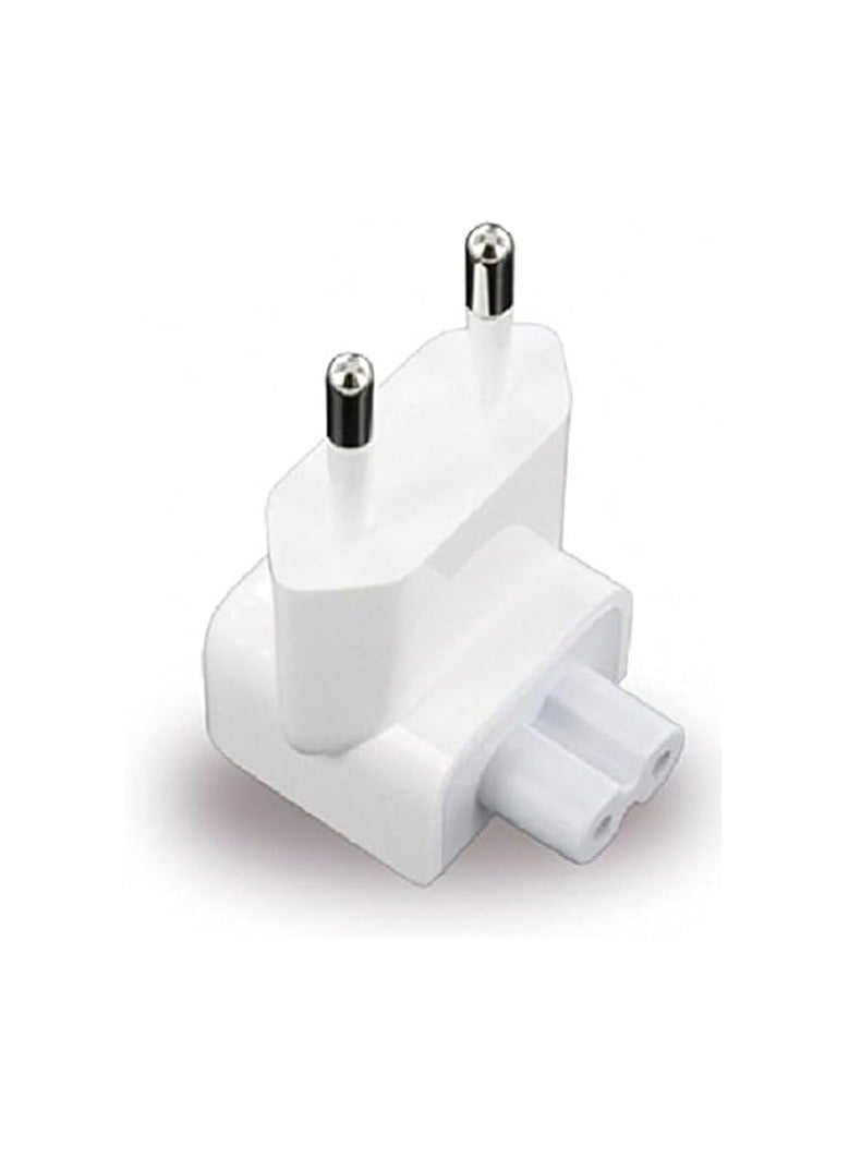 erorex Plug Adapter & Europe Travel AC DuckHead Adapter/Charger/Converter EU Wall Replacement Plug  - Image 1