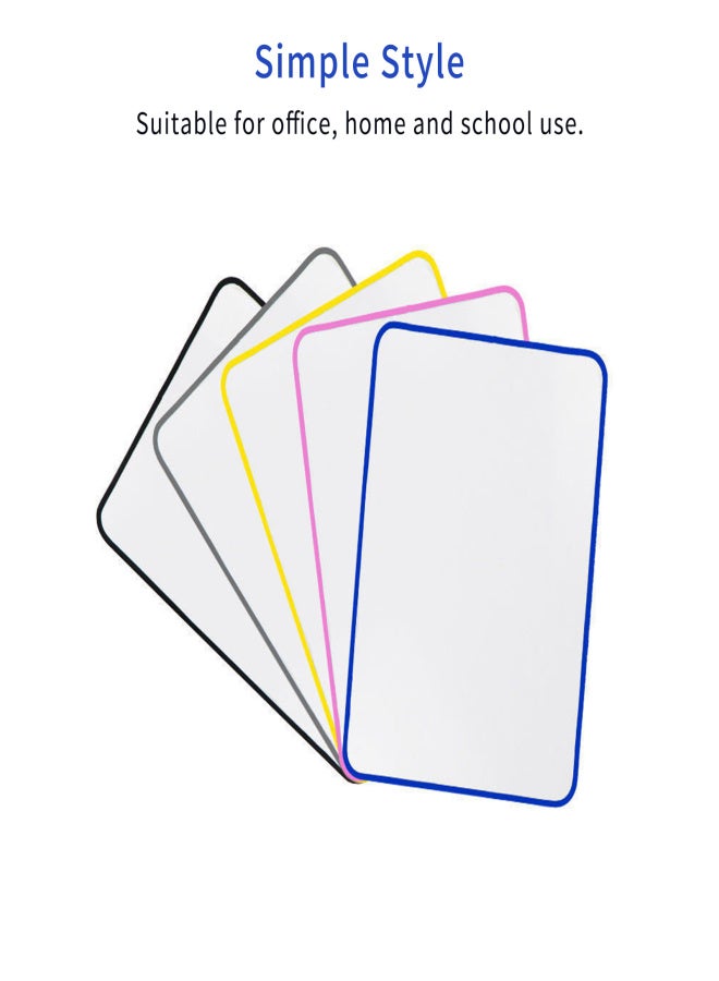 Portable Magnetic Dry Erase Board Double-Sided White Board Handwriting Whiteboard Easy to Clean for Children Adults Drawing Writing Planning Memo Board Office School Home Supplies - Image 5