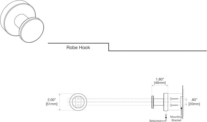 Gatco 4635 Glam Single Robe Hook 2 Chrome - Image 5