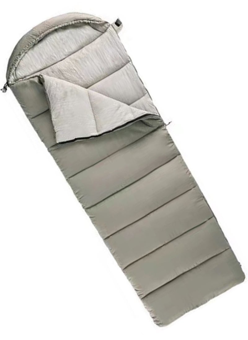 Manful Hooded Envelope Sleeping Bag for Outdoor Camping  - Image 1