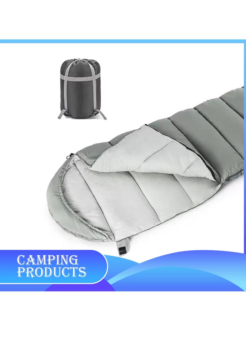 Manful Hooded Envelope Sleeping Bag for Outdoor Camping  - Image 3