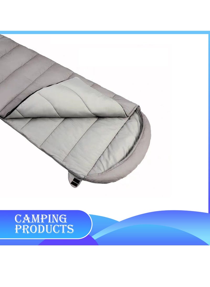 Manful Hooded Envelope Sleeping Bag for Outdoor Camping  - Image 4