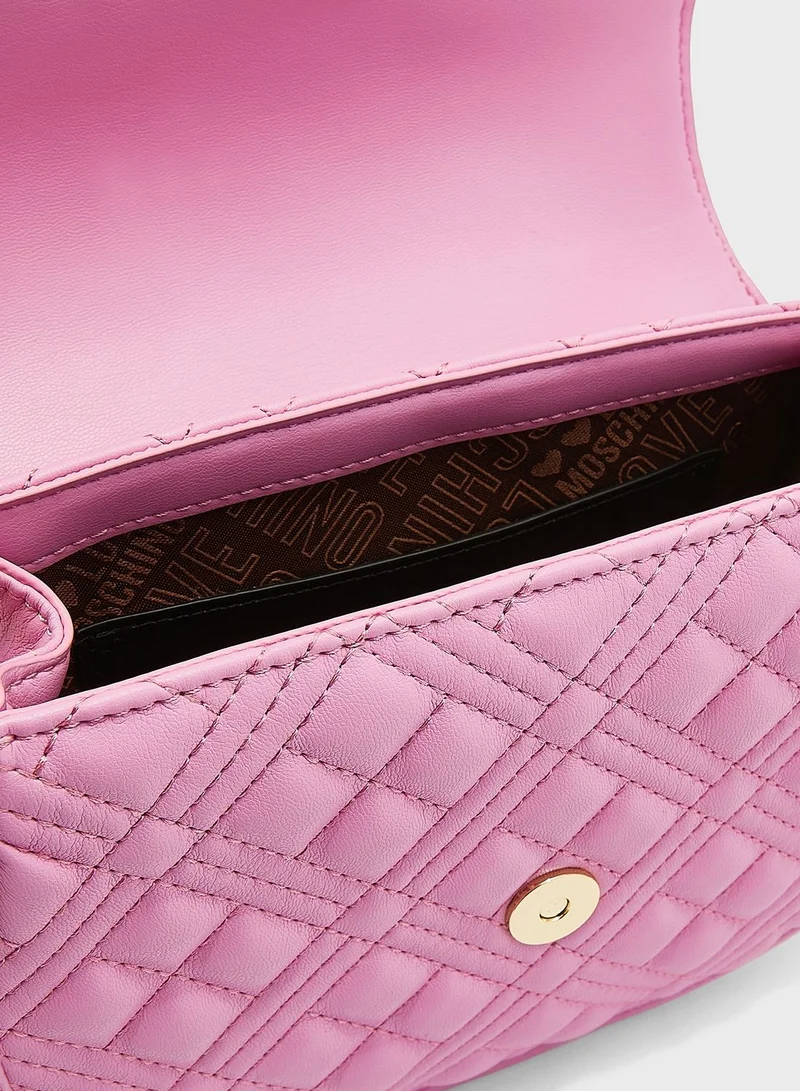Love Moschino Quilted Crossbody Bag
