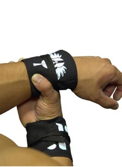 CHAMP KIT Weight Lifting Wrist Support Band - Wrist Support Straps for Weight Lifting, Gym Workout, Bench Press, Overhead Press, Dips and Curls, Also Ideal for Sports, Typing, Working  - Image 1
