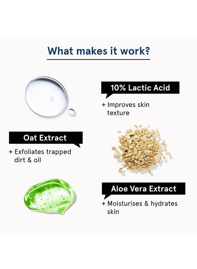 Be Bodywise 10% Aha Body Scrub ; With 10% Lactic Acid Oat Extract & Aloe Vera Extract ; Exfoliates Skin Reduces Tan & Ingrown Hair; 200G  - Image 4