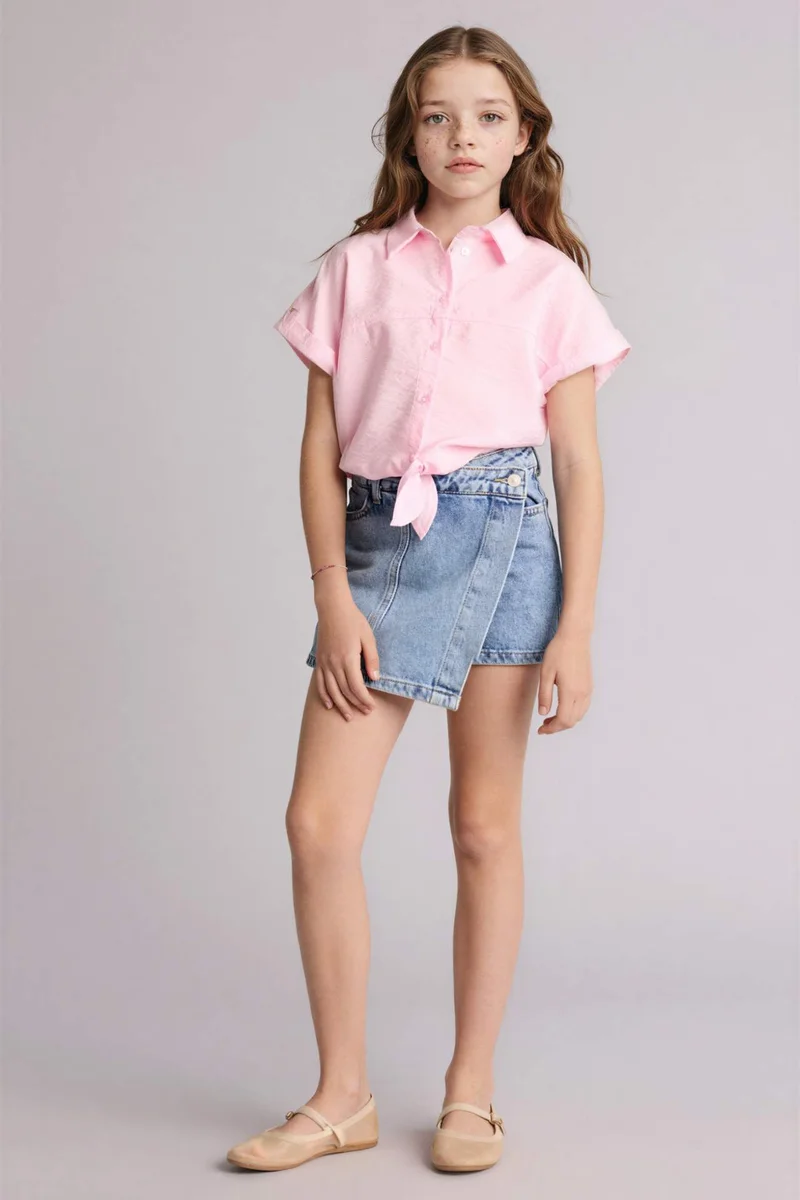 ديفاكتو Regular Fit Short Sleeve Shirt