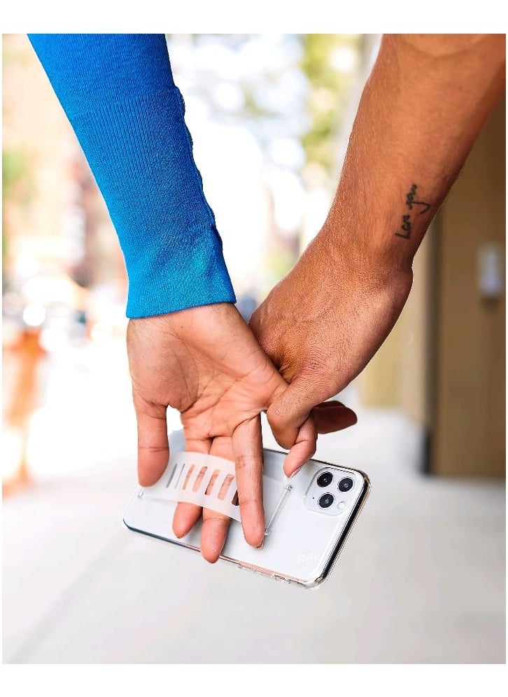 Grip2u - Clear Case Cover iPhone 16 Pro Max 6.9 with Wristband Holder - Image 1