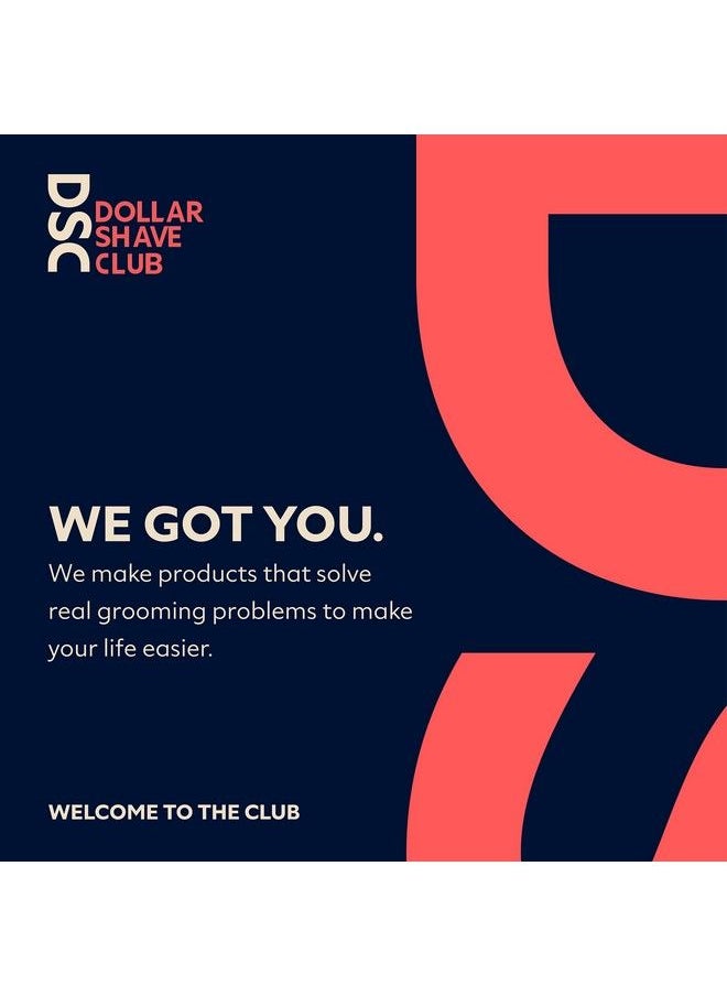 DOLLAR SHAVE CLUB - كريم حلاقة أزرق 12 أونصة سائلة 2 حزمة - Image 1