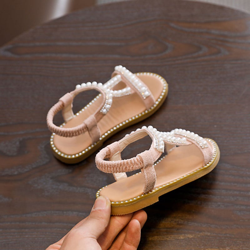 Girls Shoes Style PU Leather Sandal Baby Shoes Breathable Flat Sandals Shoes for Kids Children - Size 2 ( ) - Image 3