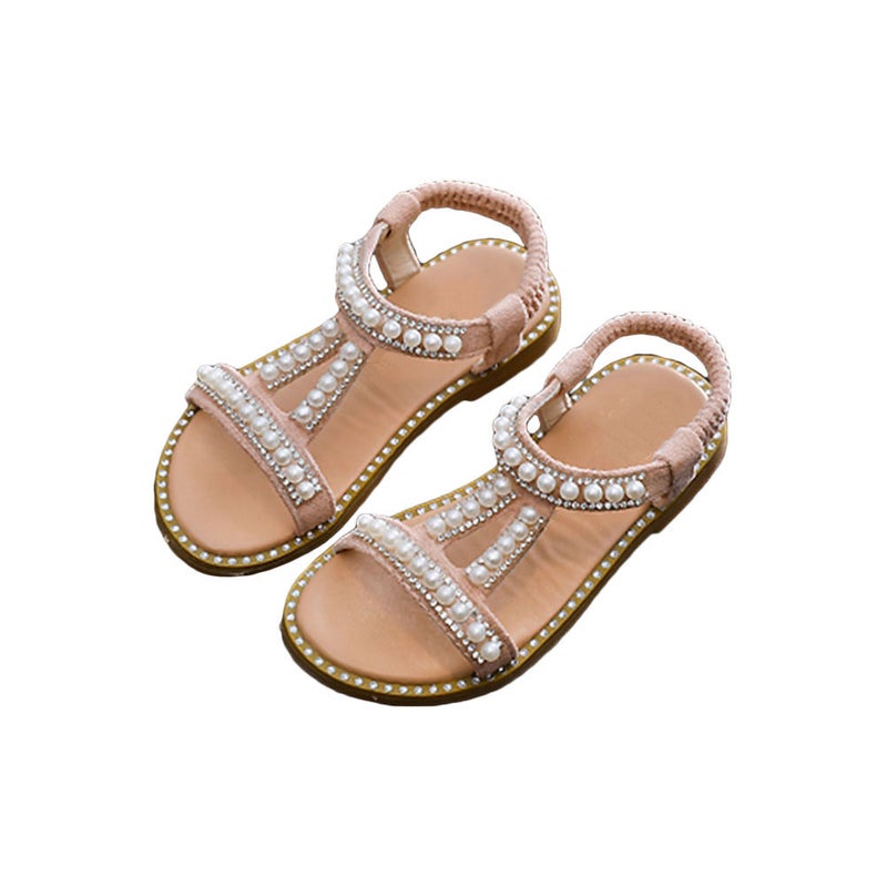 Girls Shoes Style PU Leather Sandal Baby Shoes Breathable Flat Sandals Shoes for Kids Children - Size 2 ( ) - Image 2