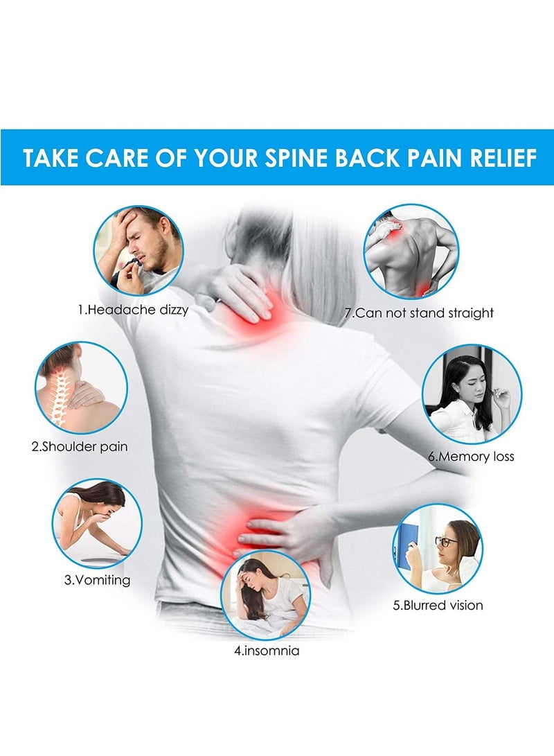 جهاز تدليك الظهر لتخفيف آلام العمود الفقري والاسترخاء واللياقة البدنية وشد الظهر لتخفيف آلام أسفل الظهر - Image 3