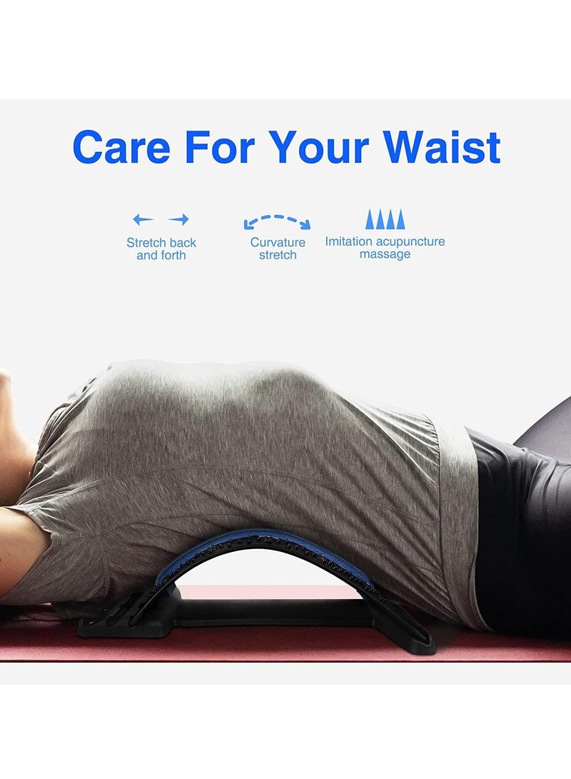 جهاز تدليك الظهر لتخفيف آلام العمود الفقري والاسترخاء واللياقة البدنية وشد الظهر لتخفيف آلام أسفل الظهر - Image 5
