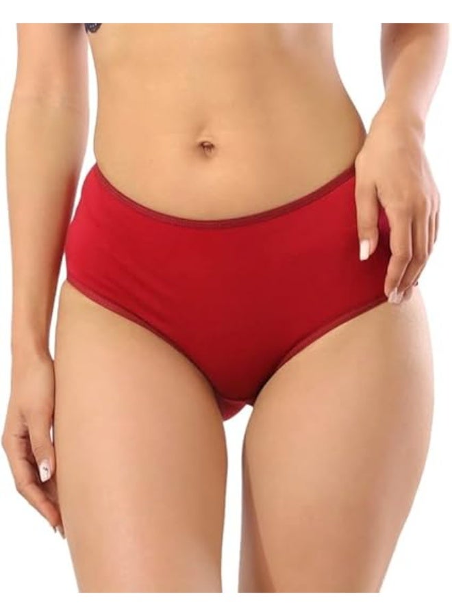 Hanady Yves Chantel Women's High-Cut Underwear - Comfortable Cotton Shorts with Soft and Stretchy Fabric Hn 8033 - Image 2