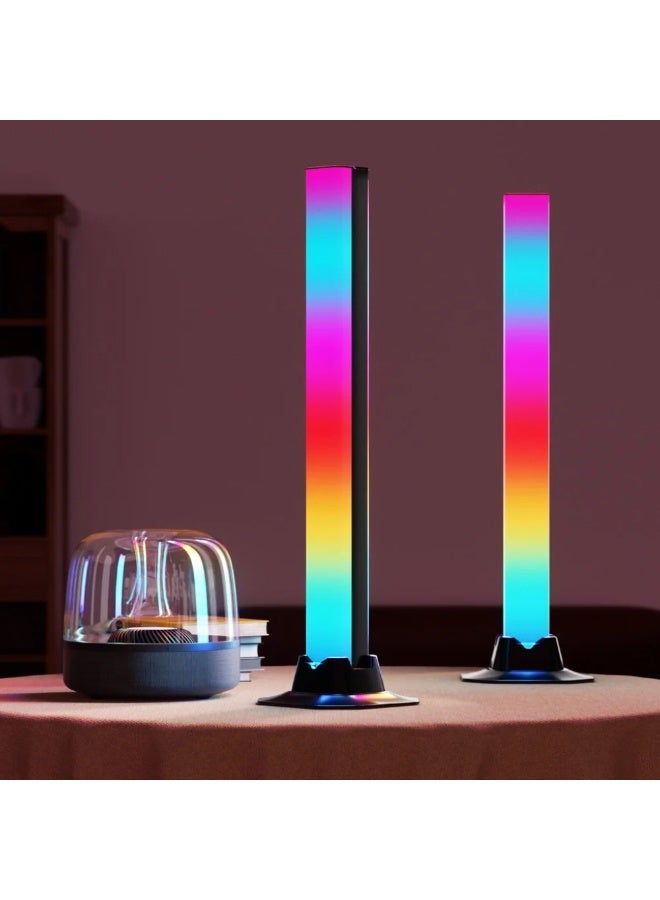 فيرتك مصباح زاوية LED لغرفة المعيشة ، مصباح متغير اللون، مصباح أرضي زاوية مع تطبيق وجهاز تحكم عن بعد، مصباح أرضي زاوية  القابل للتعتيم لغرفة المعيشة وغرفة النوم وغرفة الألعاب ، إضاءة فيرتيك هيكسا الذكية 16 مليون لون لتجربة ألعاب ومشاهدة سينمائية - Image 4