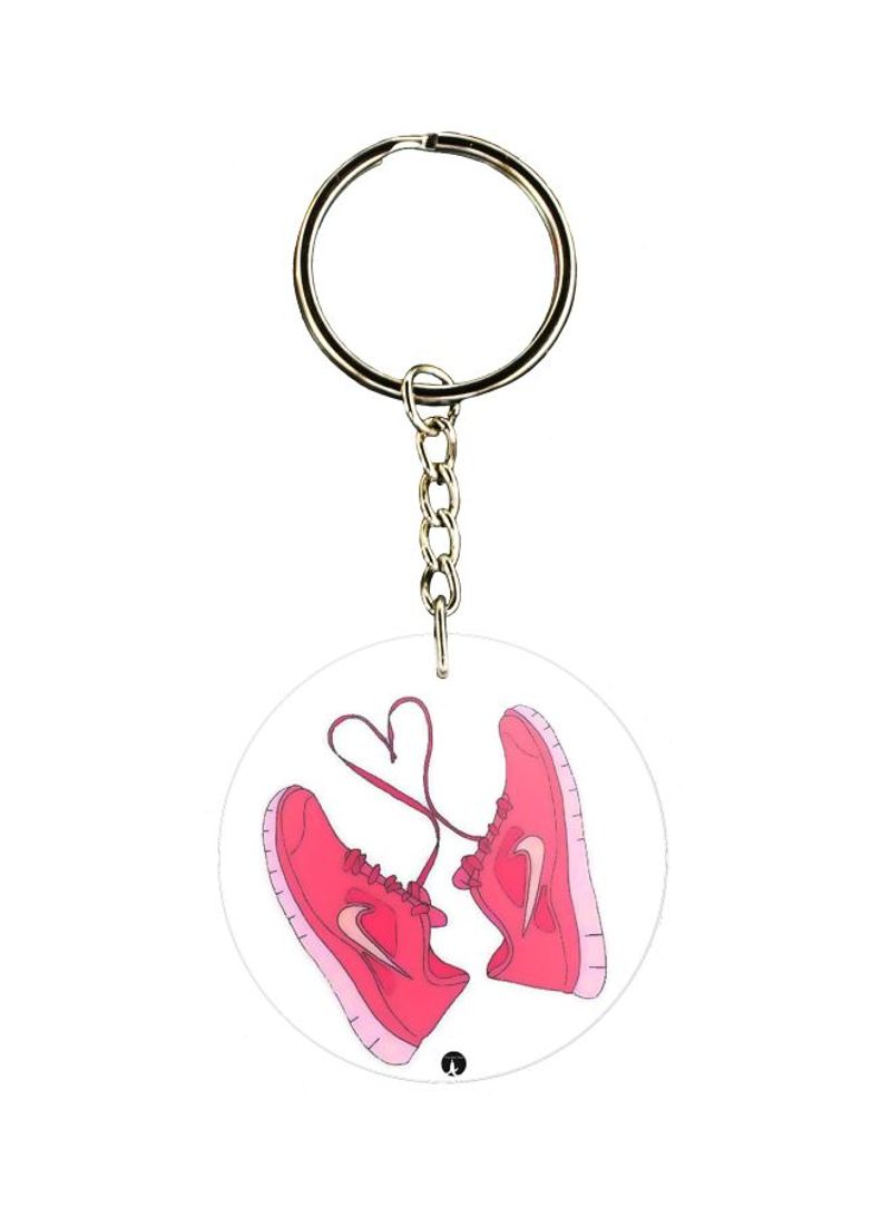 Cartoon Themed Single Sided Keychain