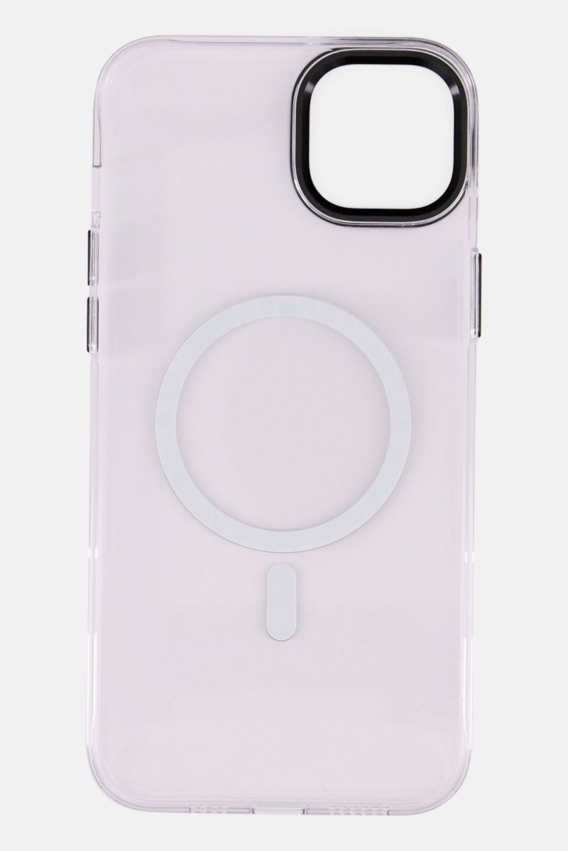 LEVELO حافظة هاتف آيفون 14 بلس سينسا ماغسيف، شفافة - Image 3