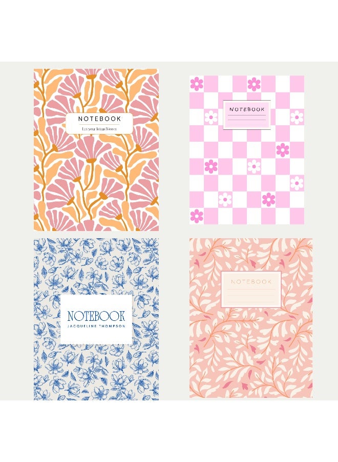 4 high-quality A5 notebooks = Organized ideas + Cleaner work + Faster results - Image 1