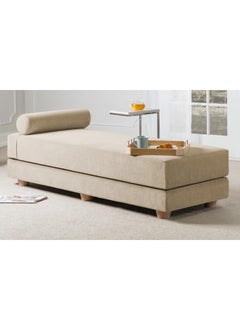 LEGACY OF COMFORT LEGACY OF COMFORT Frohna Daybed FoldOut Bench Premium Chenille for Living Room Beige  - Image 2