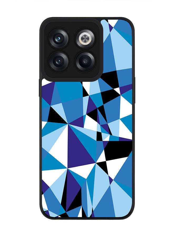 Stylizedd Rugged Black edge case for OnePlus 10T Slim fit Soft Case Flexible Rubber Edges Anti Drop TPU Gel Thin Cover - Crystal Prism - Image 1