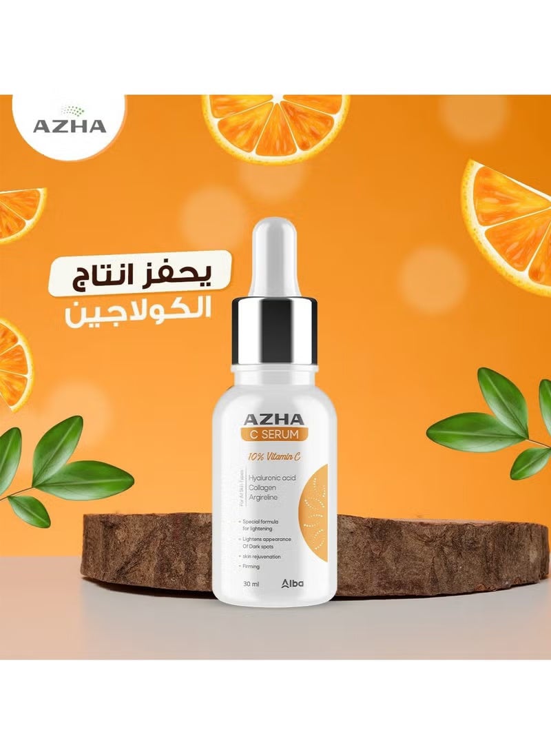 أزهى أزا  سيروم سي 10% فيتامين سي لجميع أنواع البشرة 30 مل - Image 3