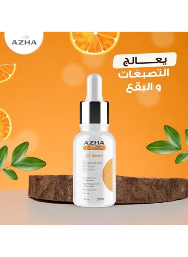 أزهى أزا  سيروم سي 10% فيتامين سي لجميع أنواع البشرة 30 مل - Image 4