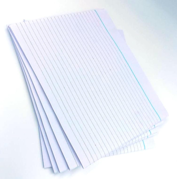 Exam Sheet For Exam Practice And Mock Test For Student 100 Sheets Ruled