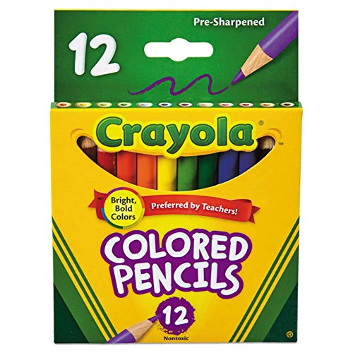 Crayola BIN684112 - Crayola Presharpened Short Colored Pencils - Image 2