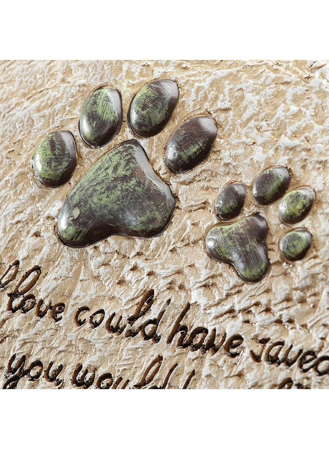 Fox Valley Traders Personalized Forever Pet Memorial Garden Stone, Customized Indoor/Outdoor Décor, Crafted with 100% Resin, Loss of Pet Sympathy Gift - Measures 12” Long x 7 ½” Wide x ½” High - Image 4