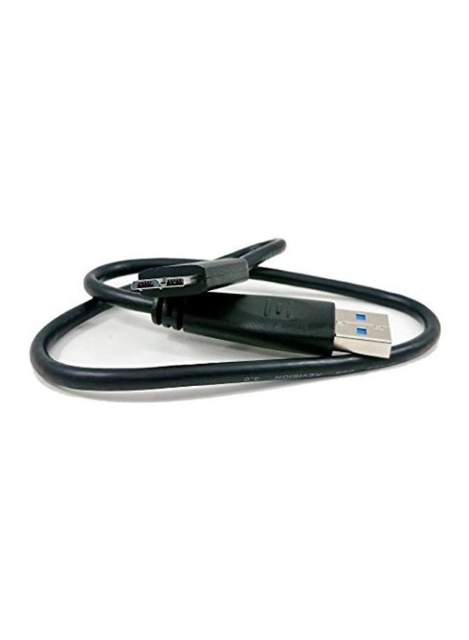سيجيت كابل بديل USB 3.0 Type A إلى مايكرو B لمحركات سيجيت أسود - Image 4