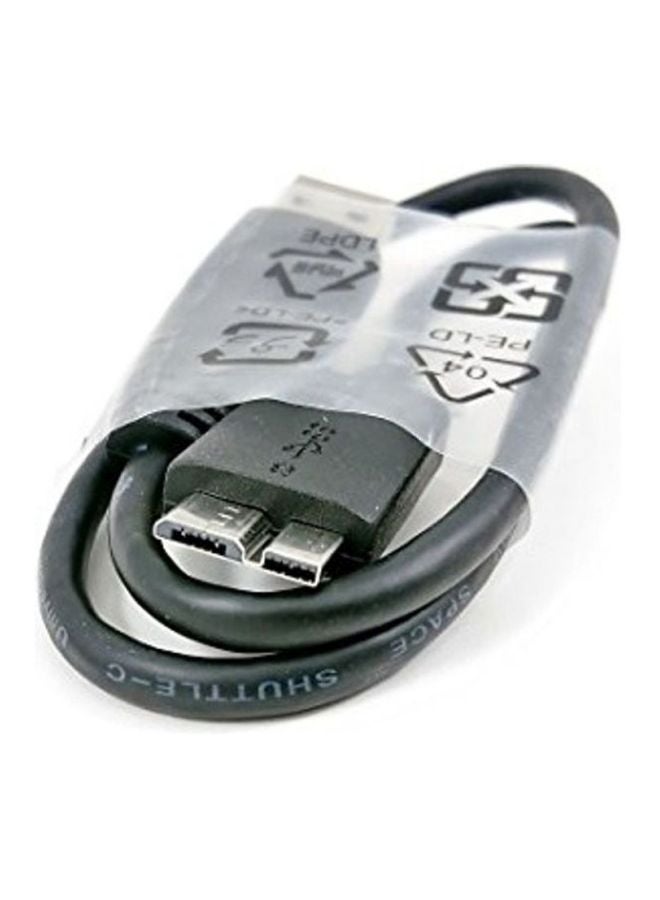 سيجيت كابل بديل USB 3.0 Type A إلى مايكرو B لمحركات سيجيت أسود - Image 3