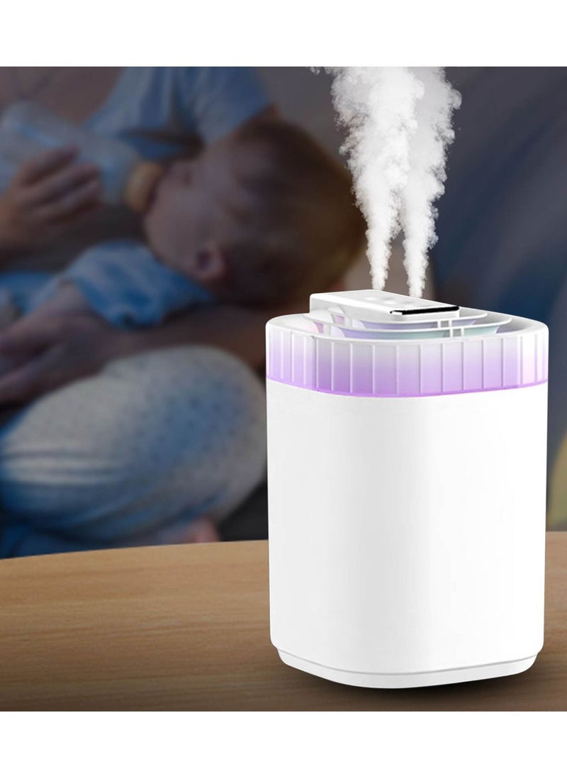 DubaiGallery 3000ml large capacity xiaolu/humidifier Humidifier (72 hours of humidification, 7 color atmosphere lights) Humidifier humidifier aroma diffuser humidifier - Image 2