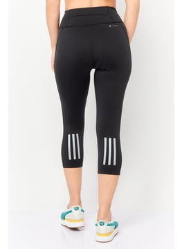 Adidas Women Tight Fit Training 3/4 Leggings, Black  - Image 4