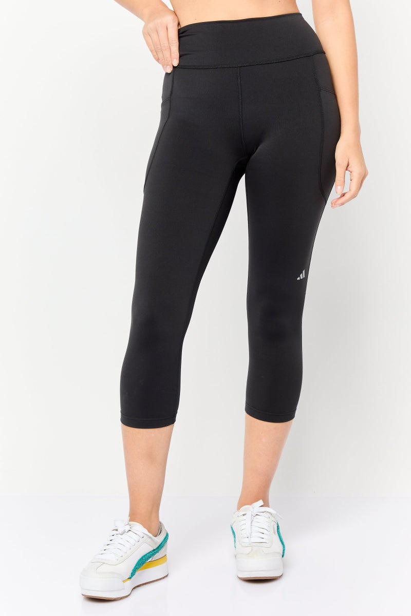 Adidas Women Tight Fit Training 3/4 Leggings, Black - Image 1