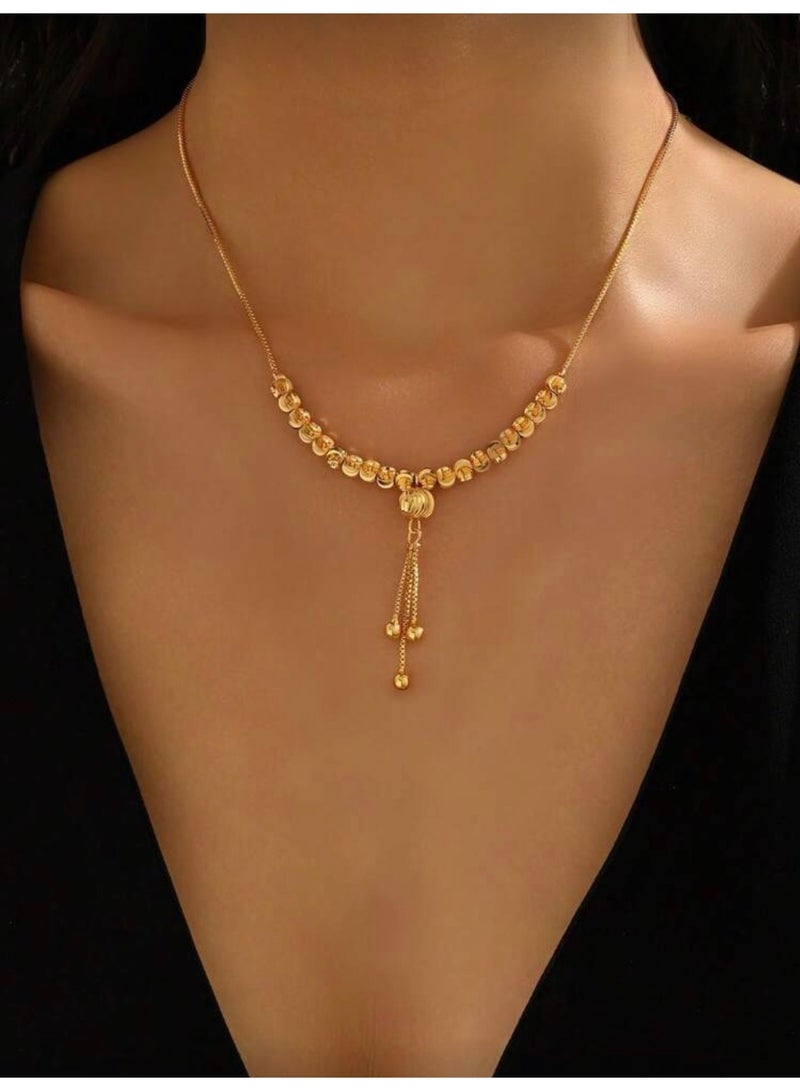GOLDMAX 21k Gold Plated Necklace For Women - Image 1