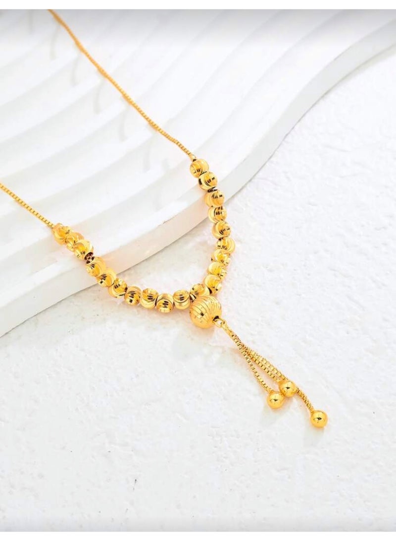 GOLDMAX 21k Gold Plated Necklace For Women - Image 2