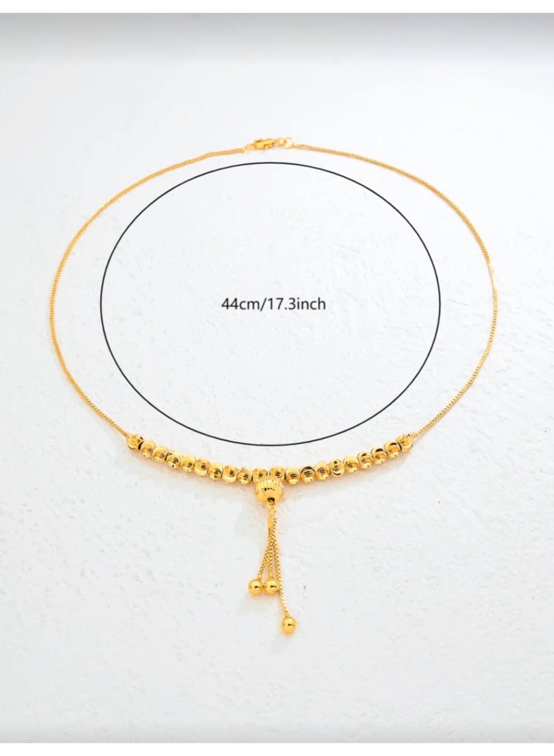 GOLDMAX 21k Gold Plated Necklace For Women - Image 5