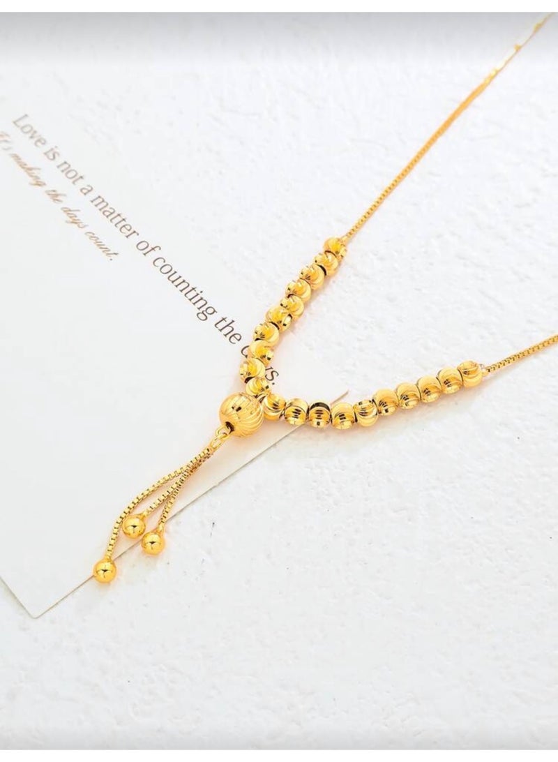 GOLDMAX 21k Gold Plated Necklace For Women - Image 4