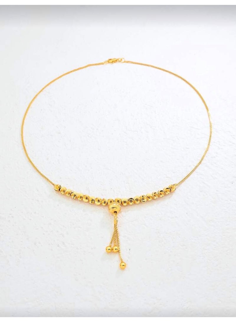 GOLDMAX 21k Gold Plated Necklace For Women - Image 3