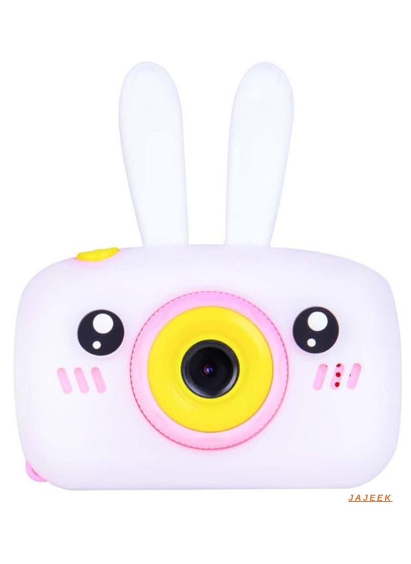 JAJEEK Kids Camera – HD Video Camcorder for Boys & Girls, 2.0 Inch Screen, Rechargeable, Perfect for Children Ages 3-10, Birthday & Christmas Gifts (White 16GB / White 8GB)  - Image 1