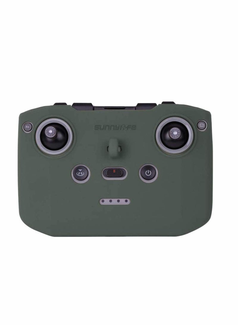 Remote Controller Protective for DJI Mavic Air 2, Silicone Shock-Proof Cover Anti-Choc Bag Case Skin Anti-scratch with Lanyard 2 Control-Green - Image 2